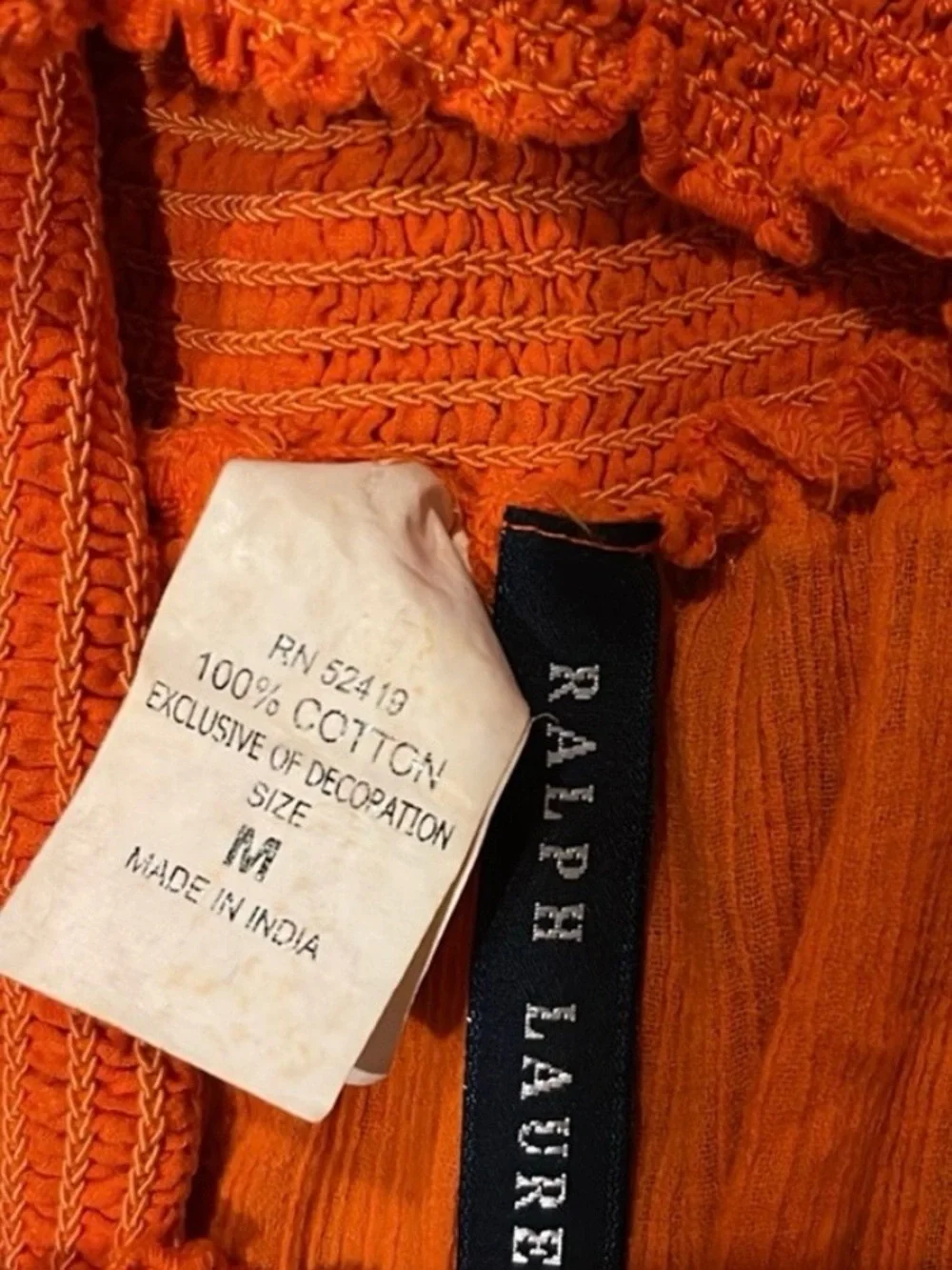 Ralph Lauren Cotton Maxi Skirt MEDIUM - Picture 3 of 3
